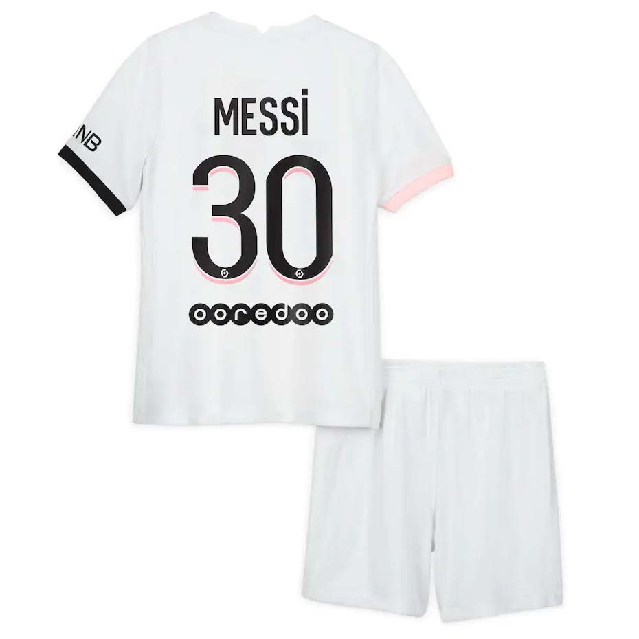 Maglia Paris Saint Germain NO.30 Messi 2ª Bambino 2021-2022